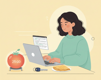 AI planner with Pomodoro